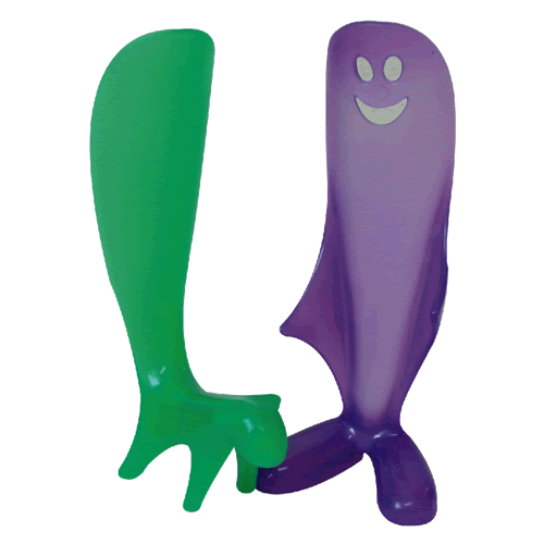 Squirrel & Ghost Plastic Shoe Horns